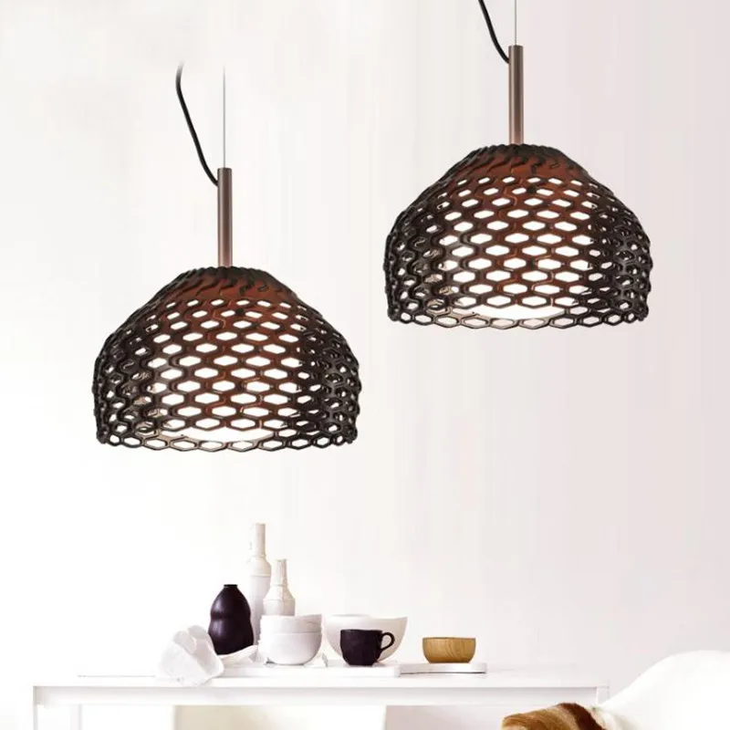 

Single Head Hollowed Acrylic Lampshade LED Pendant Lights Nordic Postmodern Restaurant Cafe Bar Counter Deco Abajur Pendant Lamp