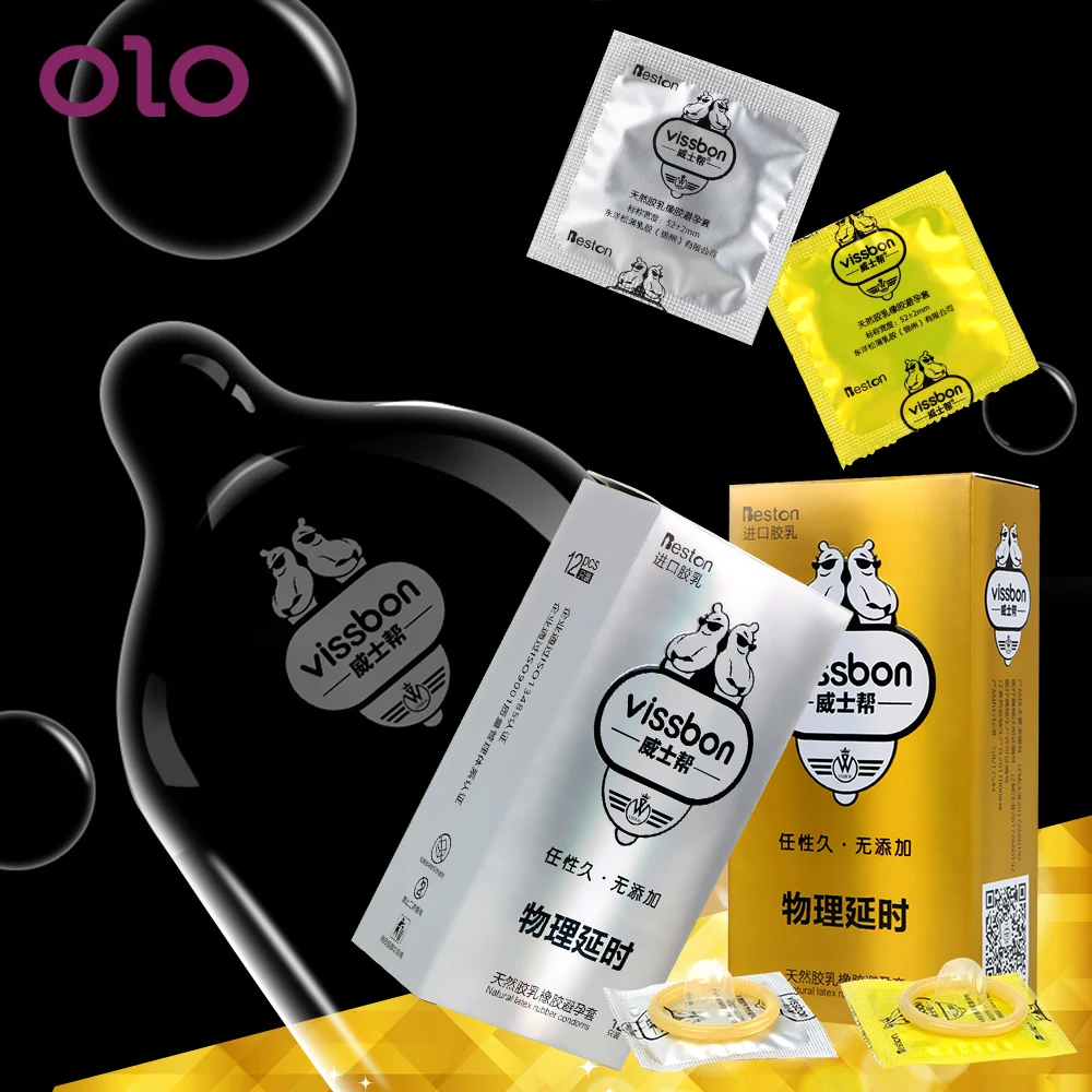 OLO 12 шт./кор. пениса презерватив физической дополнительной женской стимуляции