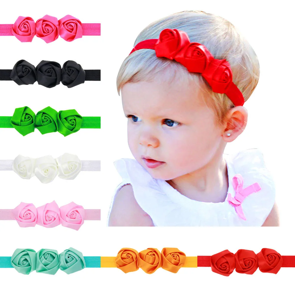

1 Pc headwrap Flower Floral baby headbands headwear girls hair bow hairband head band infant newborn bows Toddlers Lace
