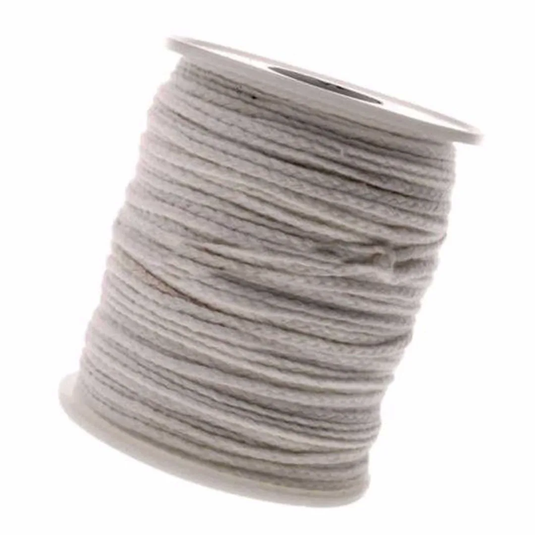 1 x Spool of Cotton Square Braid Candle Wicks Wick Core Candle Making Supplies