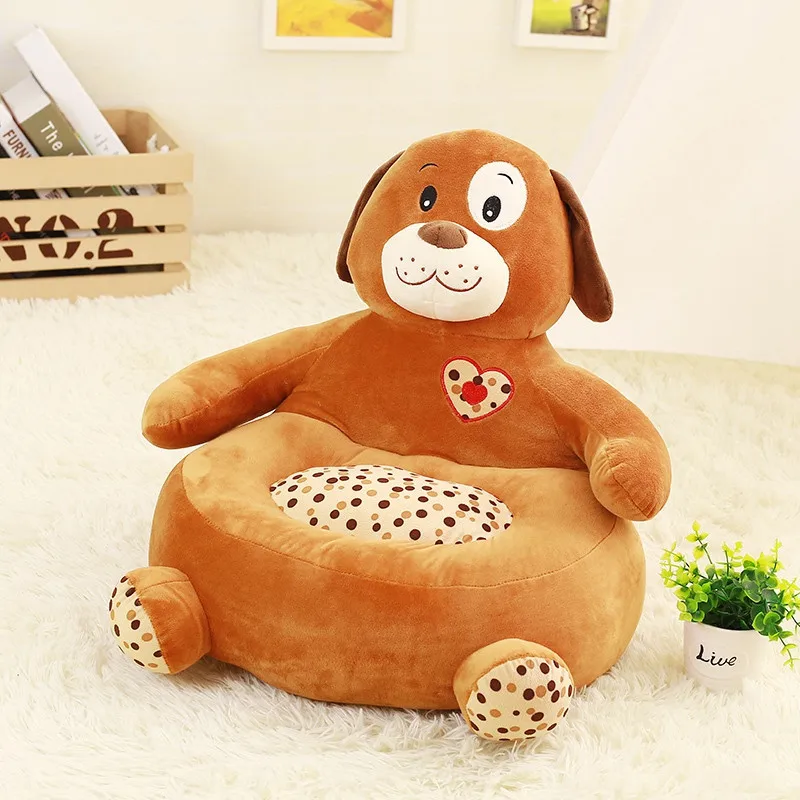 

Infant Safety Seat Soft Stuffed Animal Baby Sofa Plush Baby Cushion Feeding Chair Learning To Sit Kids Back Support Plush Toy