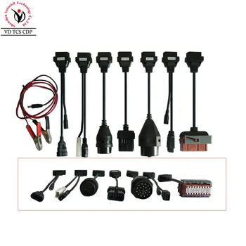 

DHL Free Adapter Cables For CDP Pro OBD OBD2 OBDII OBD II Cars Diagnostic Interface Tool Full set 8PCS Car Cables For TCS CDP