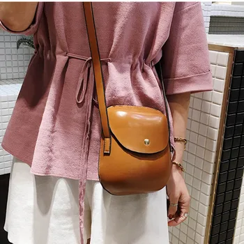 

Woman Messenger Bags Mini PU Leather Shoulder Bag Summer Crossbody Phonebag New