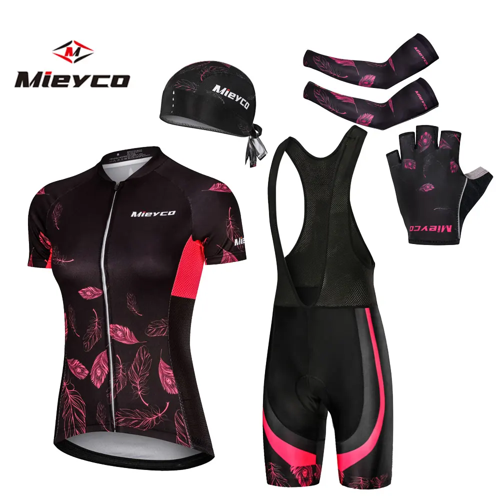 Mieyco женский Быстросохнущий комплект для велоспорта летняя одежда горного