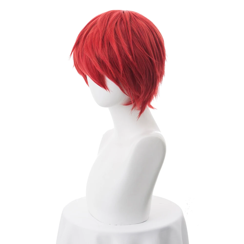 Karma Akabane Akashi Seijuro Sasori короткий красный костюм для косплея парик Термостойкое волокно