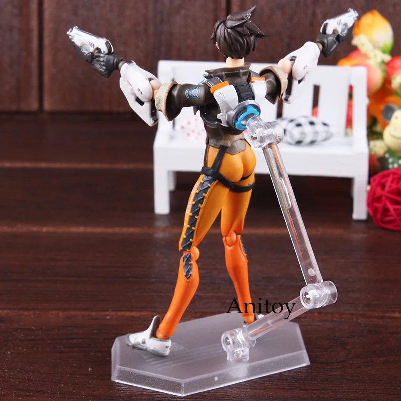 Figma 352 игровой персонаж Tracer фигурка ПВХ фигурка подвижная игрушка Figma Tracer кукла фигурки