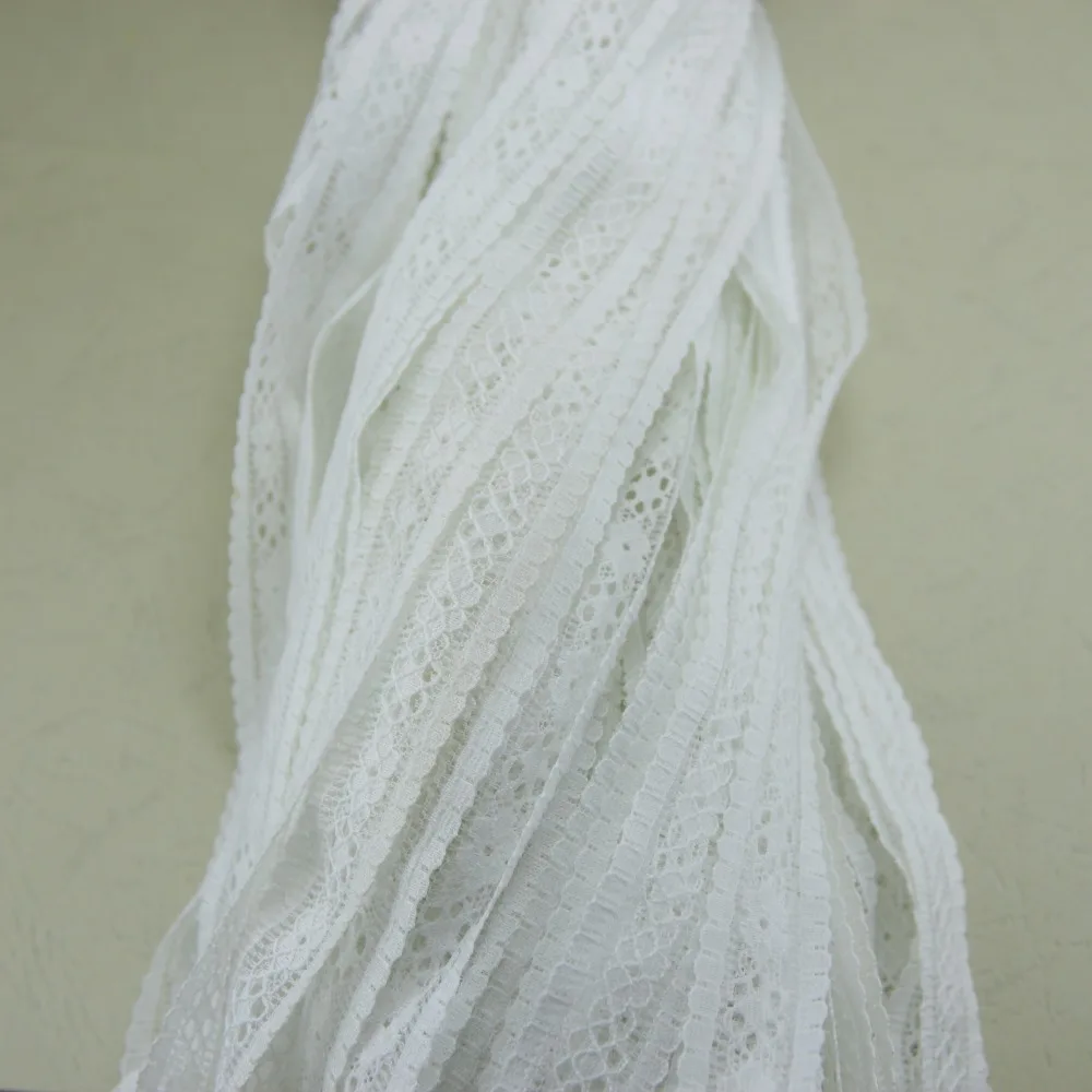 

non-Elastic non-Stretch Lace trim sewing/garment/clothes accesories 19mm width natural white( 9 parts,total 90 yards) R18