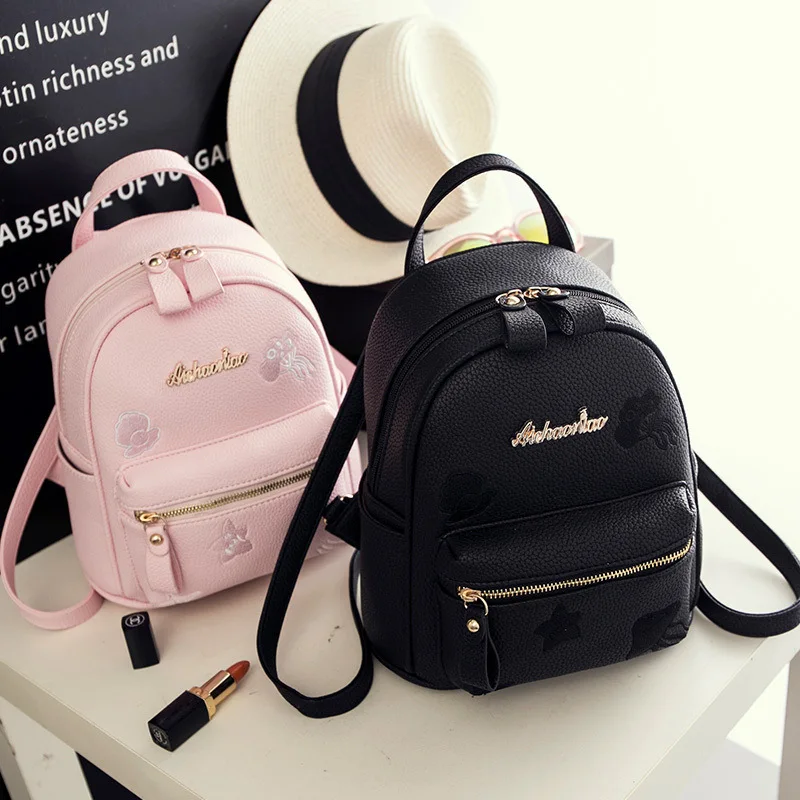 Both Shoulders Package Woman Woman Package Jellyfish Embroidery Travel Backpack Student A Bag