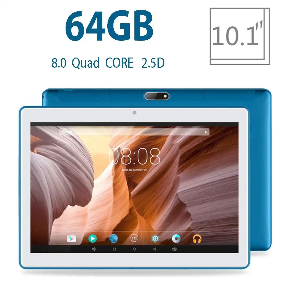

2019 NEW Android 8.0 tablet PC 8-core 10.1 inch 2560 * 1600 Screen resolution WiFi GPS bluetooth 4.0 Digital Tablets