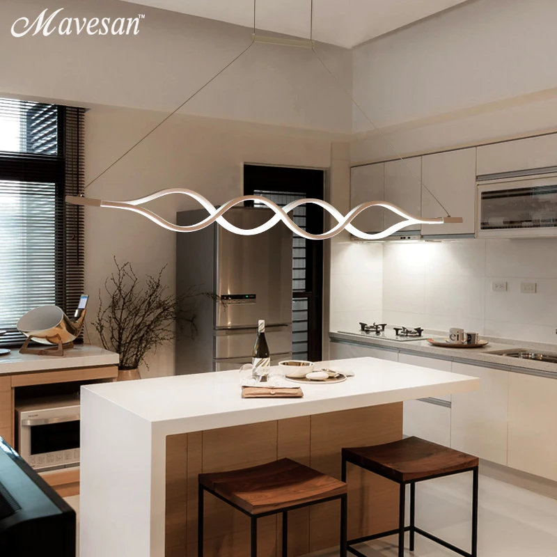  Dinning room pendant lights Led modern for dinning room Acrylic+Metal suspension hanging ceiling la - 1000003868035