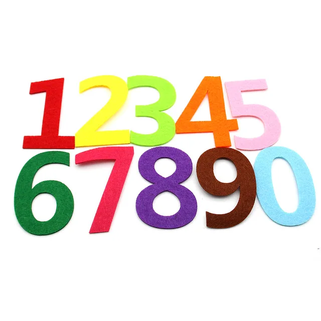

Partywakaka Early education digital Number Party Felt For Kids Rooms Diy Home Decoration Cartoon Decoration Bunting supply