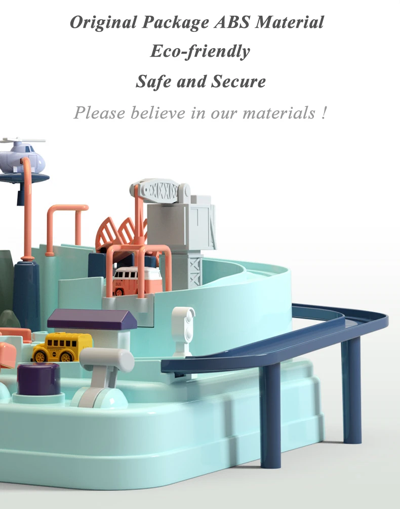 Menino e Menina Bebê Brilhante Educação Railcar Brinquedo Eco-friendly Aventura Pista Carro Macaron Cor Tabela Jogos Quebra-cabeça Brinquedos 5 aventura brinquedo pista carro macaron cor tabela