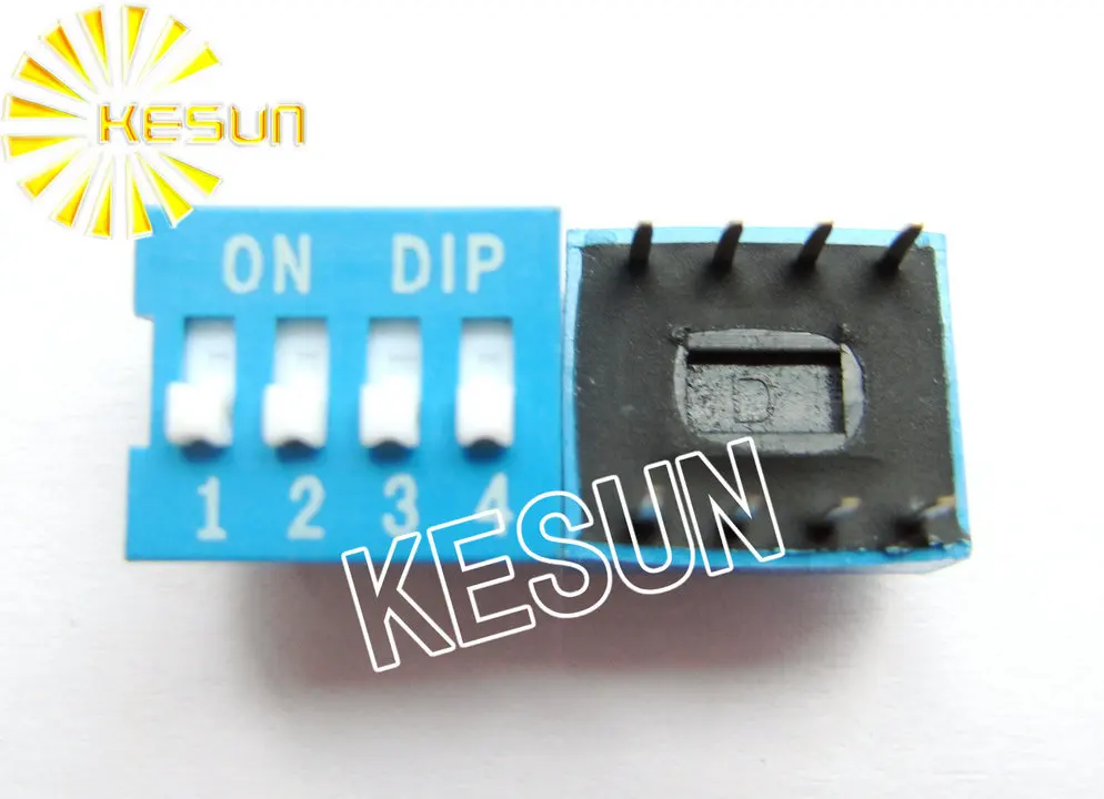 

Бесплатная доставка 20PCSx китайский качественный DS-04 синий 4 P DIP переключатель 2,54 мм 4 позиционный переключатель кодера скользящий переключатель