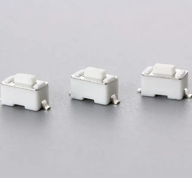 100pcs/lot 2PIN SMD Tactile Tact Push Button Micro Switch 3x6x4.3MM