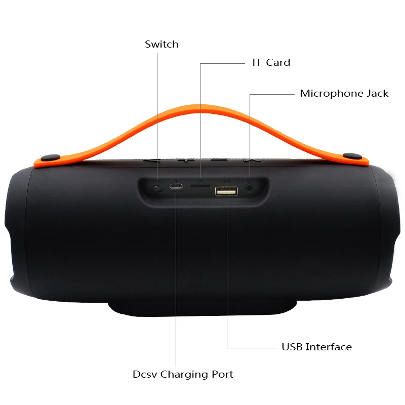 M& J E13 Bluetooth динамик беспроводной портативный стерео звук глубокий бас 10 Вт система MP3 Музыка Аудио AUX с микрофоном для Android iphone Pc