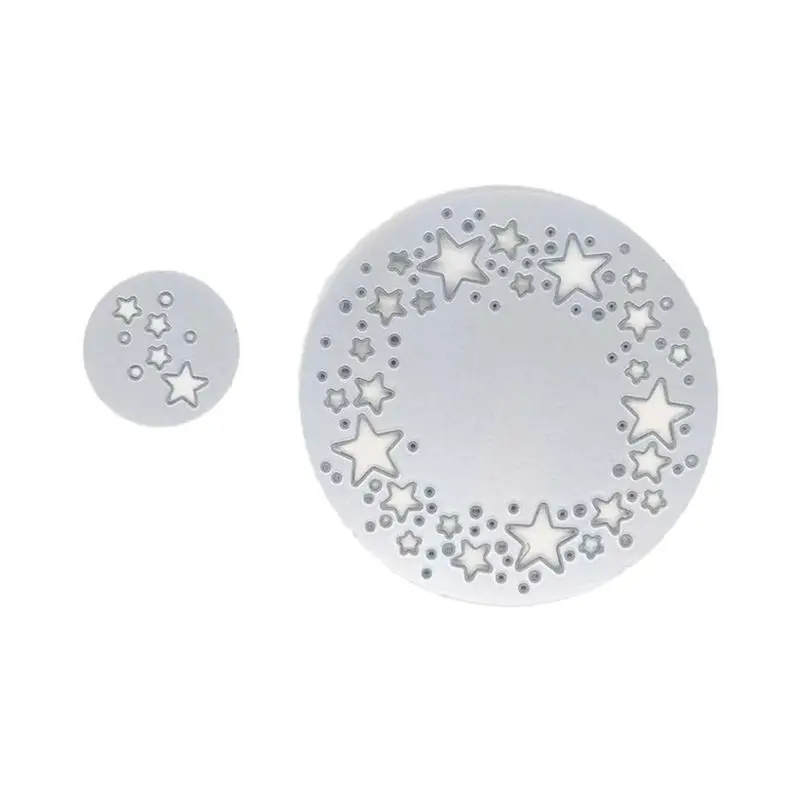 

Round Star Metal Cutting Dies Stencil DIY Scrapbooking Album Stamp Paper Card Embossing Crafts Decor
