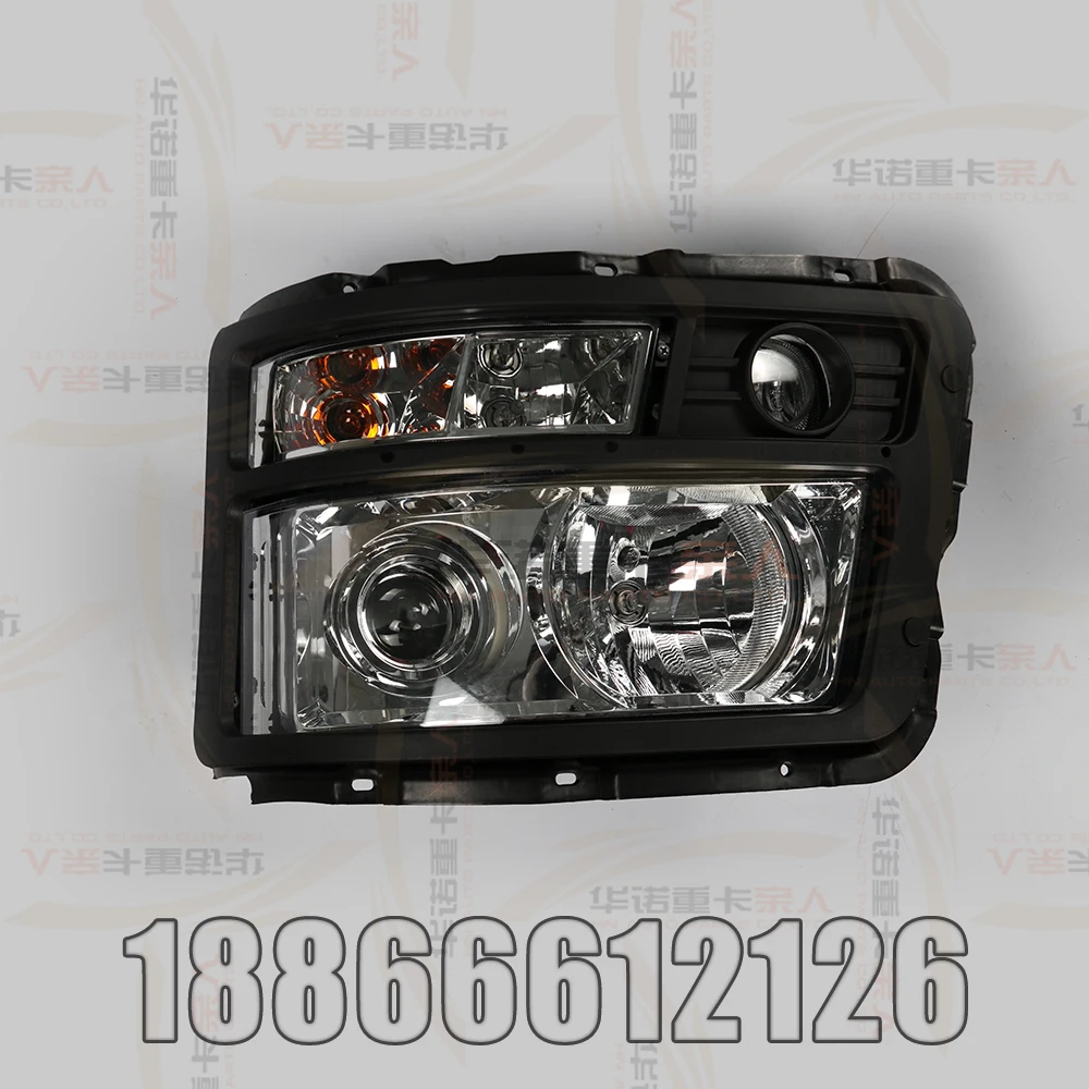 

SHACMAN F3000 front combination headlights front lighting headlights far and near light turn signal DZ93189723010/ DZ93189723020