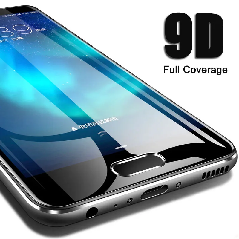Закаленное стекло 9D с полным покрытием для Huawei Honor 8x8 9 10 lite Защитное 7a 7c 7s 7x