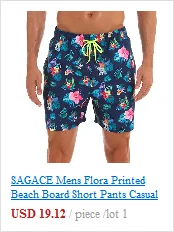 SAGACE, пляжные шорты, Мужская одежда для плавания, мужские облегающие быстросохнущие шорты для плавания с сетчатой подкладкой, много кодов, мужские пляжные шорты с принтом