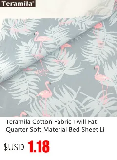 Teramila серый Serise Fat Quarters хлопок саржевая Ткань DIY шитье лоскутное 7 шт./40 см x 50 см домашний текстиль Tissus Скрапбукинг