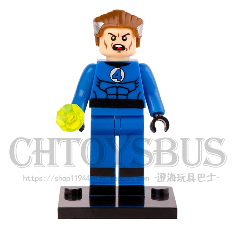 Koop SingleSale Mr Fantastische Vier Reed Richards met Lange Benen minifig Super Heroes Monteren Bouwstenen Kinderen Speelgoed Geschenken