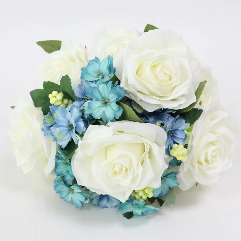 JAROWN Simulation European Small Chrysanthemum Artificial Silk Cosmos Flowers For Wedding Photography Decoration Home Decor (5)