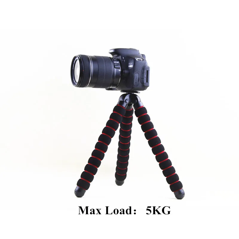 Профессиональный Универсальный Максимальная нагрузка 5 кг бренд черный+ красный большой цифровой Камера Гибкий штатив DV для Nikon Canon Pentax камера DSLR