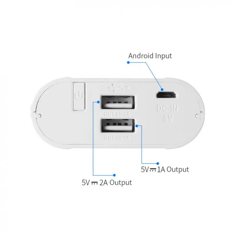 USB литий-ионный аккумулятор зарядное устройство Портативный lcd смарт DIY Мобильный Внешний Аккумулятор Чехол с поддержкой 3x18650 батареи и выходы для смартфонов