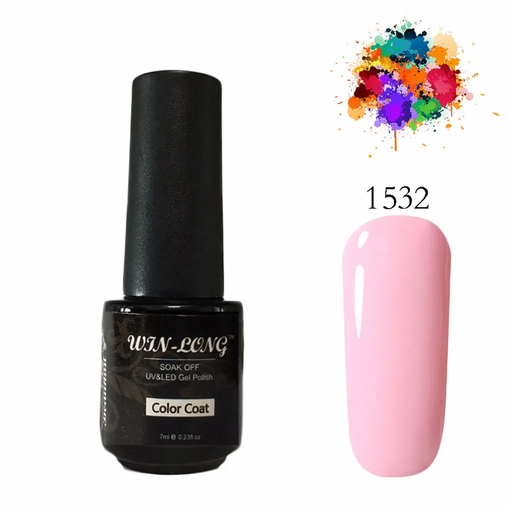 Праздник Soak Off ногтей Лаки Однотонная одежда 25 Цвета UV Гель лак для Long lasting