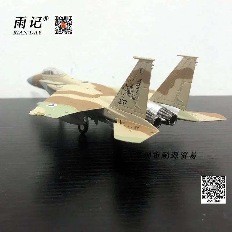 AMER 1/100 масштаб военная модель игрушки IAF F-15 истребитель Eagle литой металлический самолет модель игрушки для подарка/коллекции