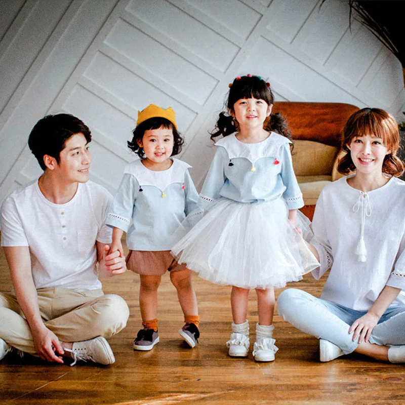 

Dad and Son Matching Clothes Father Daughter Shirts Mommy Ane Me Set Mother Daughter Clothes Mom Son Outfits Family Look Kid Set