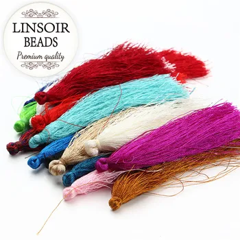 

20pcs/lot Mixed 95mm Fashion Silk Thread Tassel Cord for Necklaces & Bracelets DIY Chinese Knot Accessories Jewelry Decoration