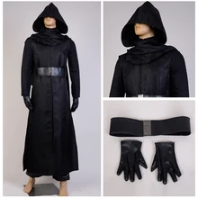 Sith Kylo Ren Косплей Звездные войны косплей костюм черный весь комплект костюм для Хэллоуина карнавальный костюм ситха для человека Stock