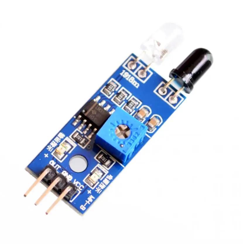 

IR Infrared Obstacle Avoidance Sensor Module for Smart Car Robot 3-wire Reflective Photoelectric New