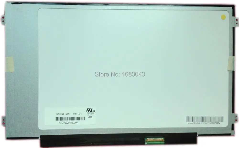 N140B6-L06 Rev C1 fit B140XW02 V.0 отверстия для левого и правого винтов тонкий 40 pin новый |