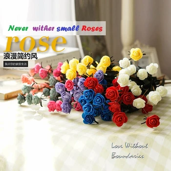 

Never wither small rose, beautiful life, ornaments mini flower set office table living room, bar, decoration flower, 30pcs Roses
