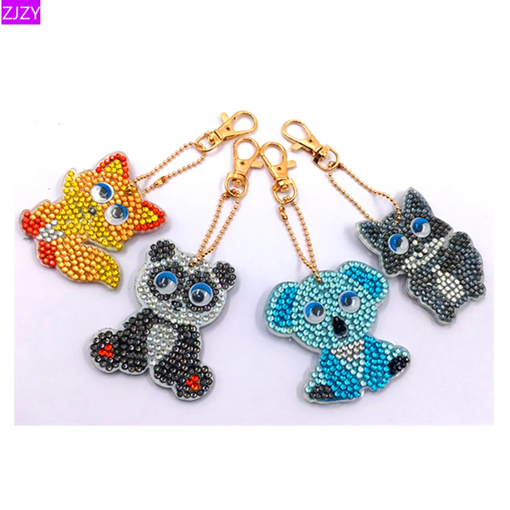 

New Cute Key Chain Kit Diamond Painting Accessories Pendant Mini Diamond Embroidery Sale Kids DIY Mosaic Cartoon Gift LY850