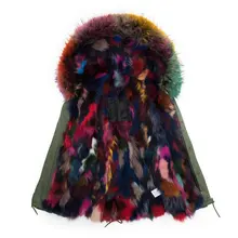 Лучшее качество натуральным лисьим мехом парка с натуральным лисьим мехом воротником мода куртка для мужчин