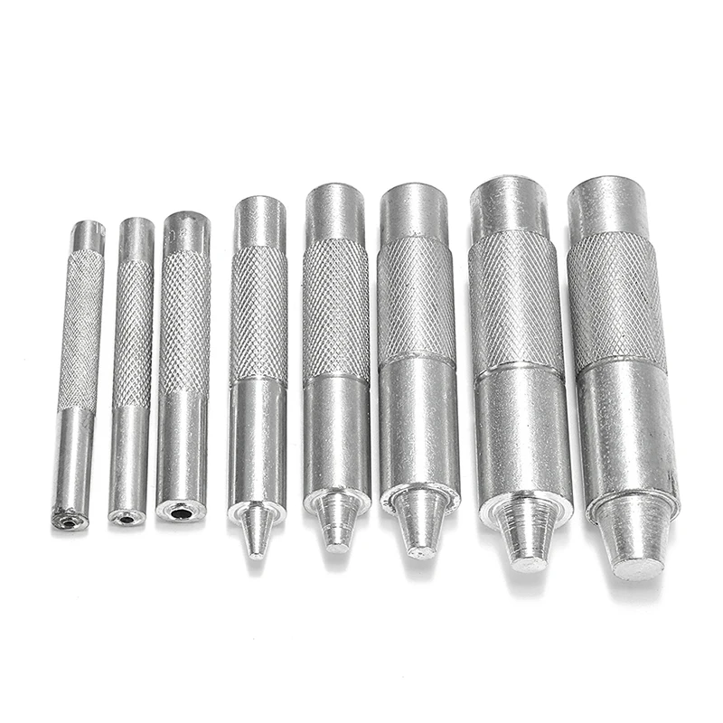 

1Set Eyelet Punch Die Tool Set for Leather Craft Clothing Grommet Banner - 3.5-17mm