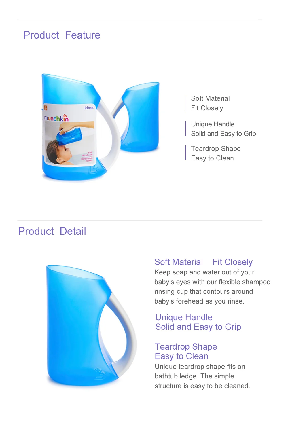 munchkin rinse shampoo rinser