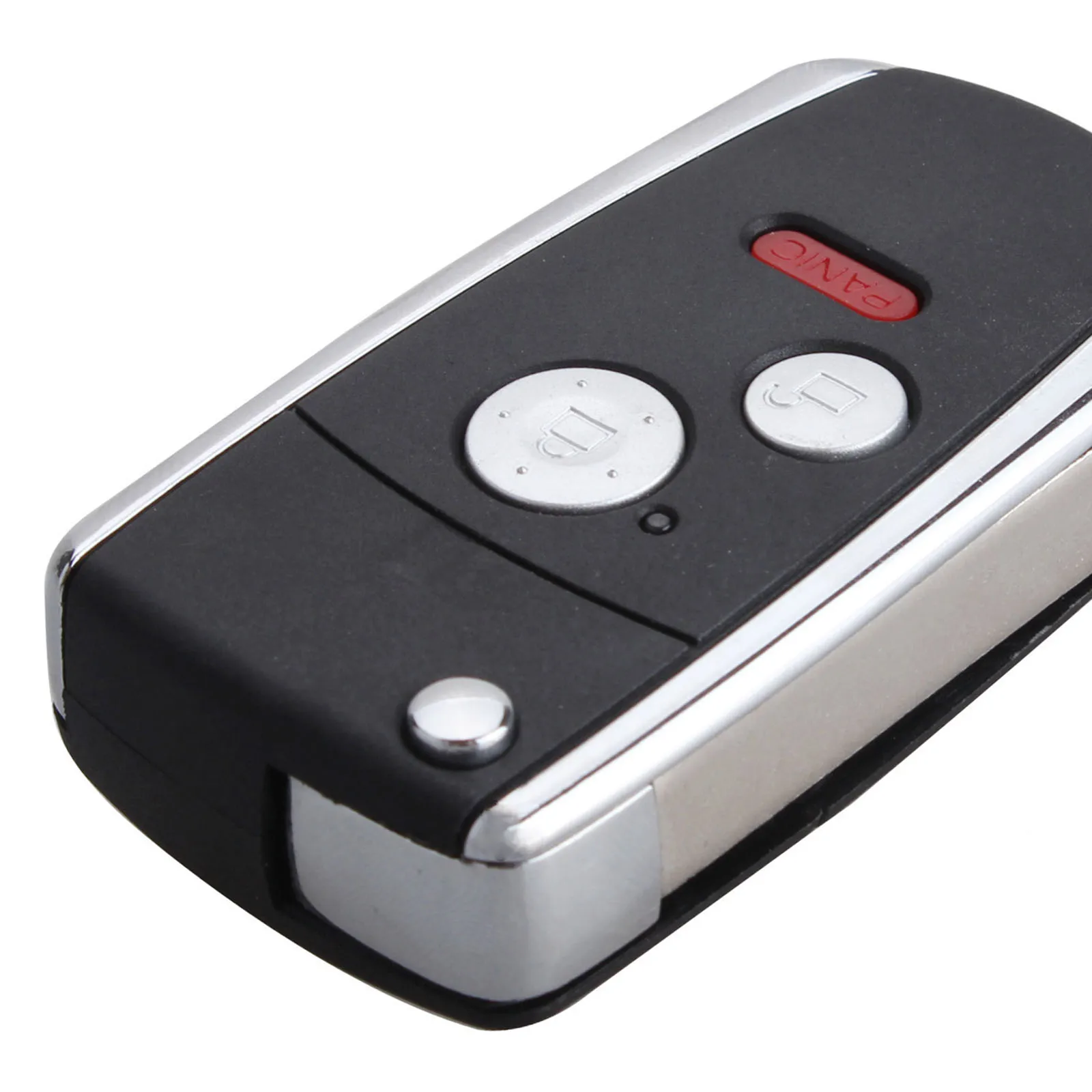 

3 Button Flip Folding Remote Key Shell Case Fob For Honda Odyssey Ridgeline CR-V Pilot Fit Replacement Case Car-covers