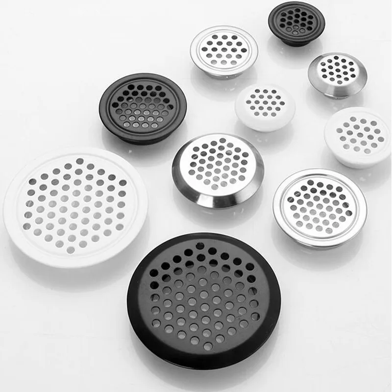 10pcs Stainless Steel Round Ventilation Cover Air Vent Louver Mesh