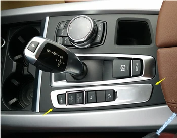 

Yimaautotrims Gear Shifter Box Cover Trim Fit For BMW X5 F15 2014 2015 2016 / X6 F16 2015 2016 2017 ABS Interior Mouldings