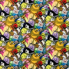 90x145 см время приключений с Финн и Джейк полиэстер ткань печатных Tissu Telas «сделай сам» Лоскутная работа пошив одеял для маленьких девочек diy