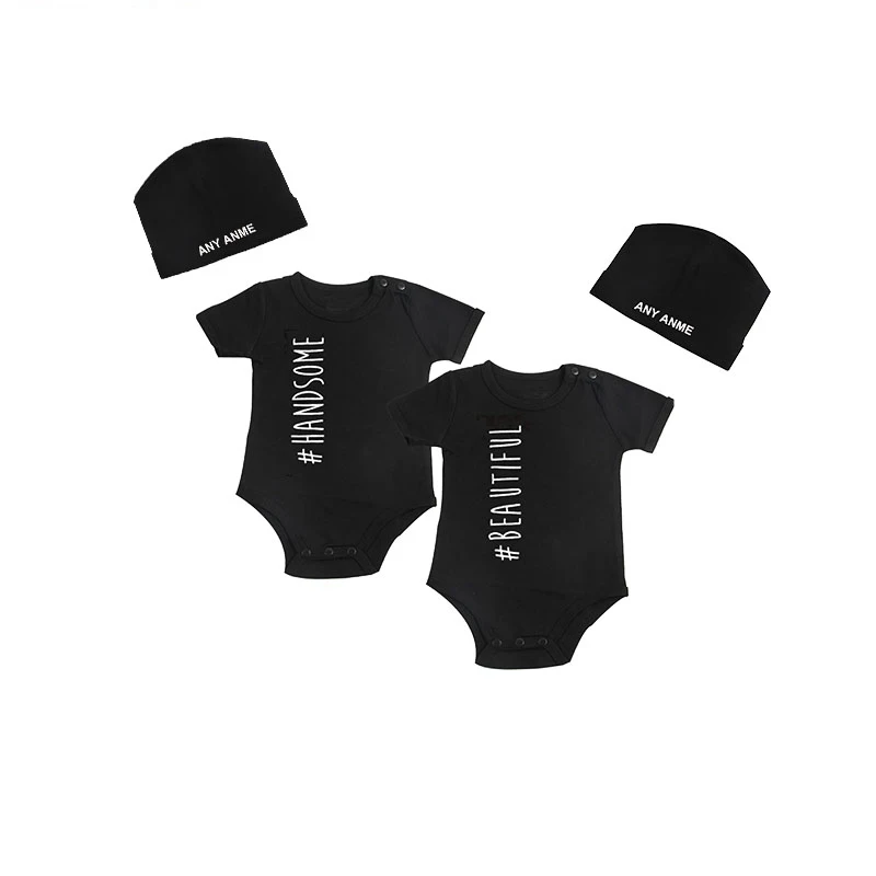 Culbutomind/красивая одежда для новорожденных Близнецов с красивым принтом комплект