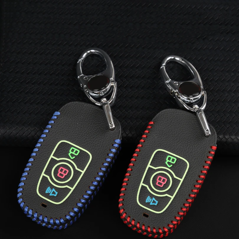 WINNER LIFE WL Car Leather Flip Key Cover Luminous key bag For HAVAL H6
