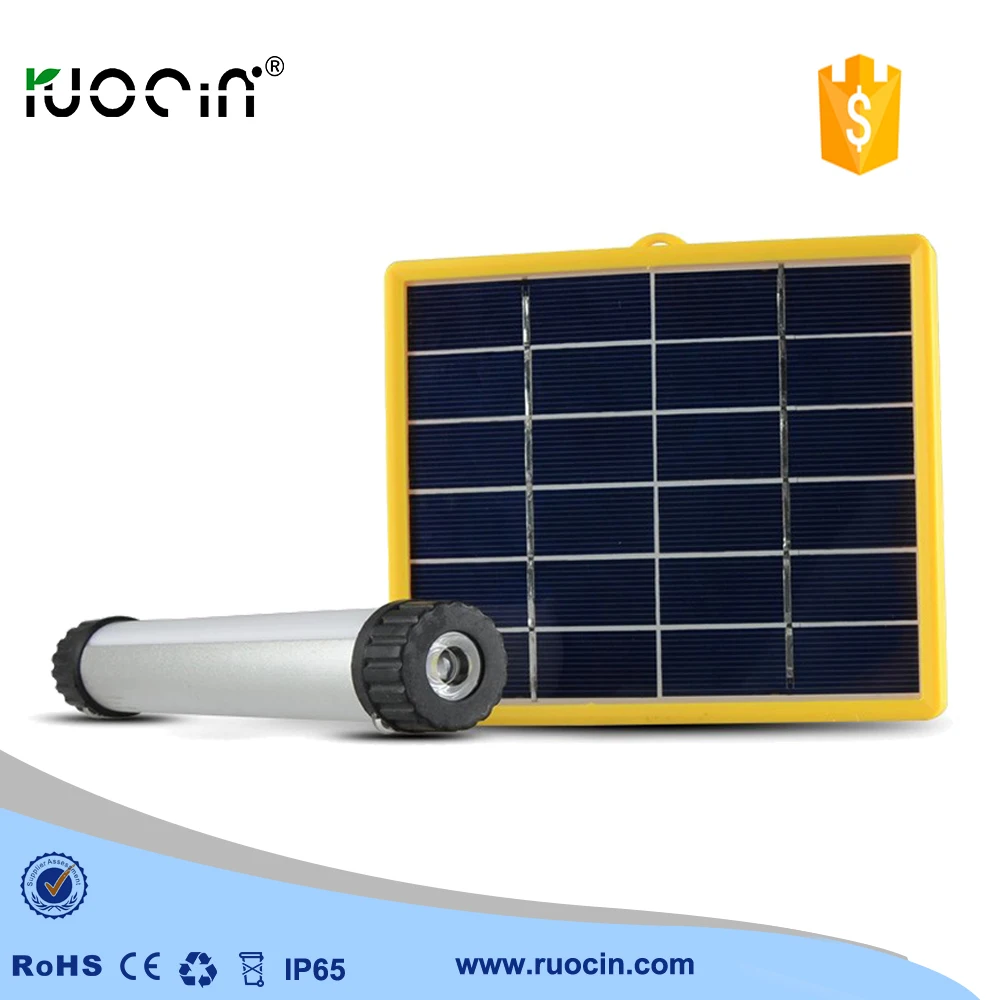 solar camping torch light 24 leds with solar panel super bright on