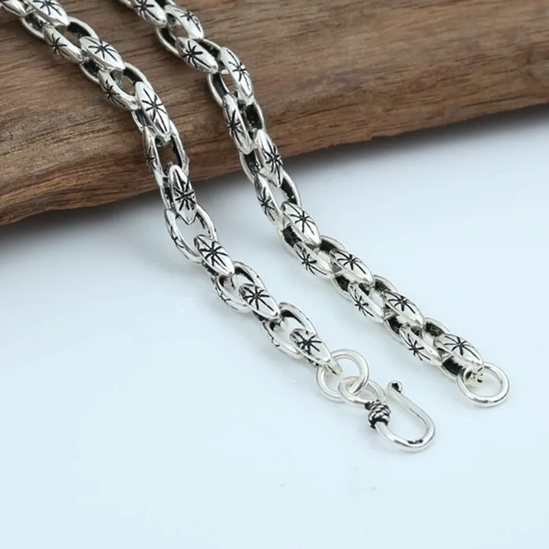 Real Pure 925 Sterling Silver Necklace 