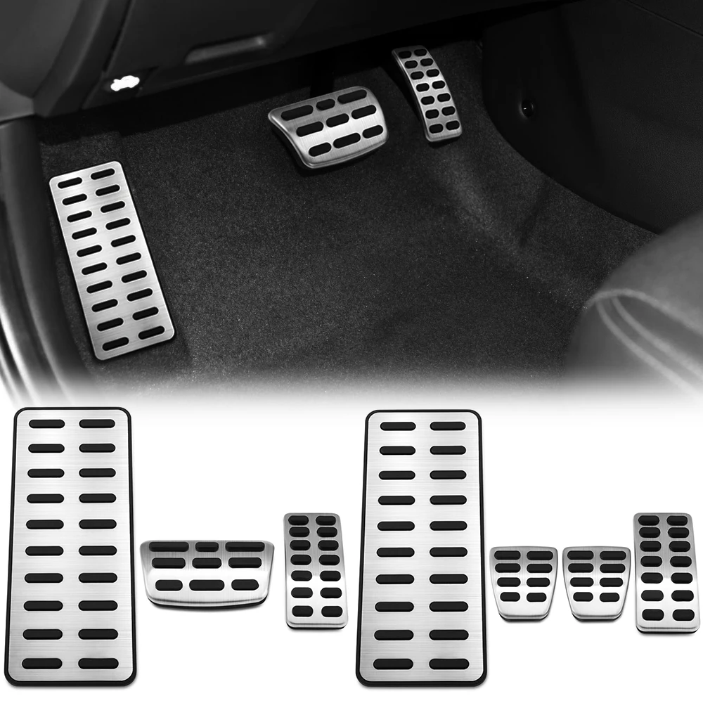 

Car-styling Stainless steel Brake Gas clutch Pedal Pad cover Case for Kia K2 Rio KX3/Hyundai ix25 Accent Brio Verna Solaris