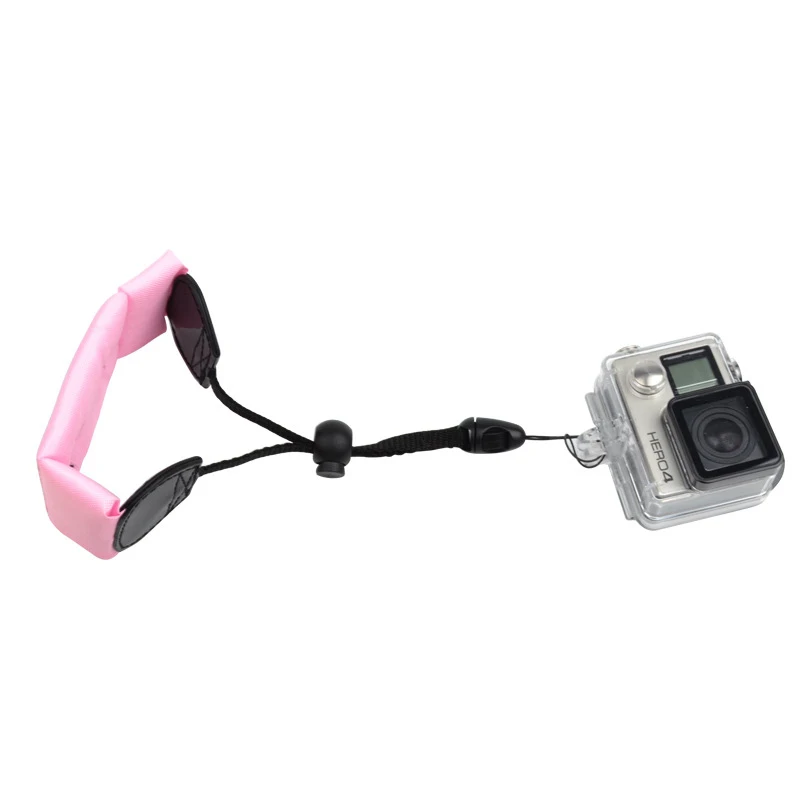 RACAHOO 1pc Color Underwater Floating Foam Wrist Arm Hand Strap for GoPro Hero 4 3+ Sj4000 Mini Digital Camera strap Float Wrist3